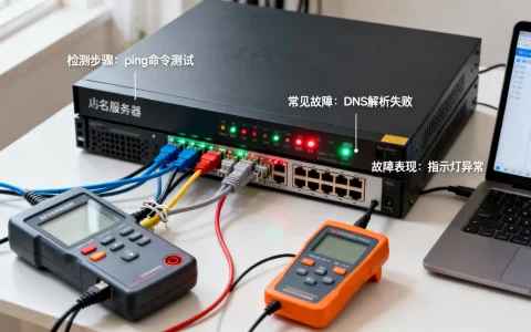 如何检测域名服务器是否正常，域名服务器有哪些常见故障？