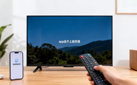 电视上app连不上服务器怎么办，有什么解决方法