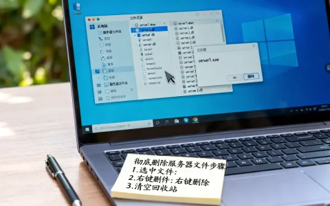 怎么把Windows10下载的服务器删掉？,win10服务器文件怎么彻底删除