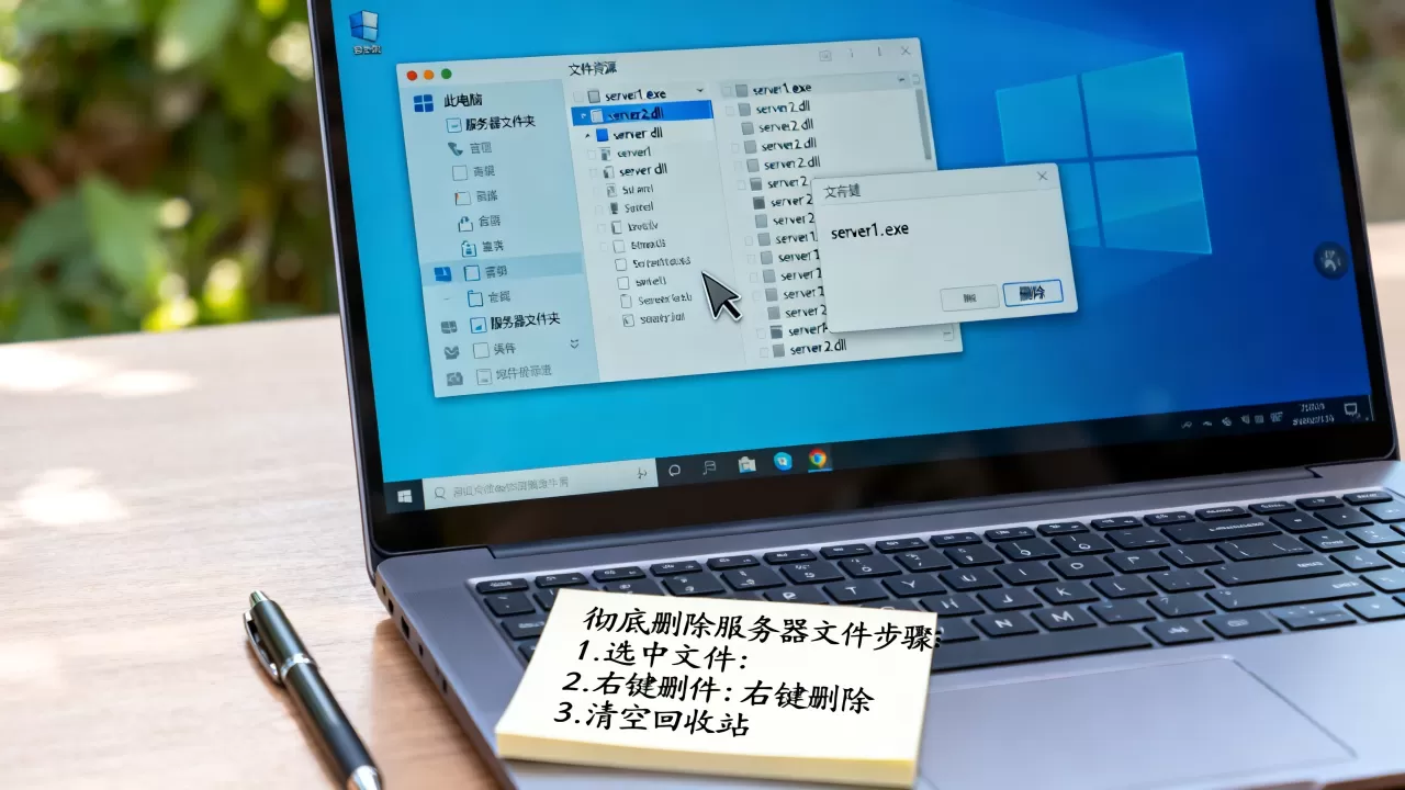 怎么把Windows10下载的服务器删掉?,win10服务器文件怎么彻底删除 怎么把Windows10下载的服务器删掉?,win10服务器文件怎么彻底删除