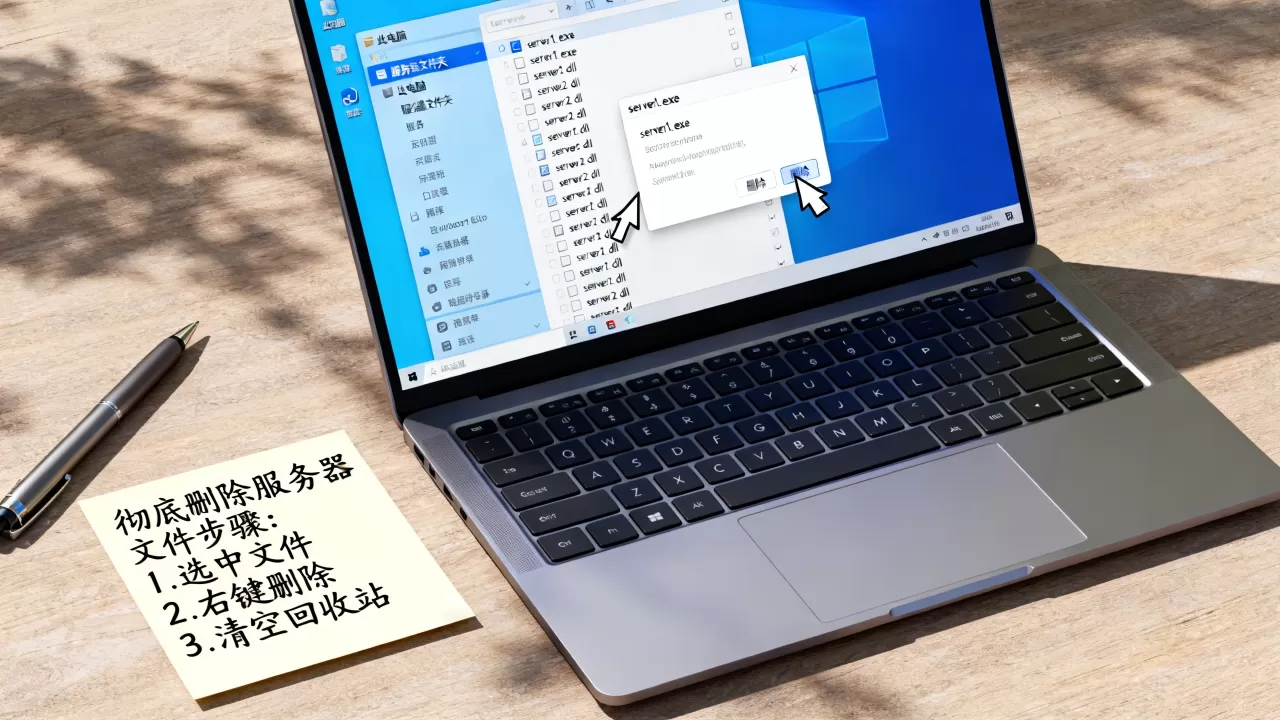 怎么把Windows10下载的服务器删掉?,win10服务器文件怎么彻底删除 怎么把Windows10下载的服务器删掉?,win10服务器文件怎么彻底删除