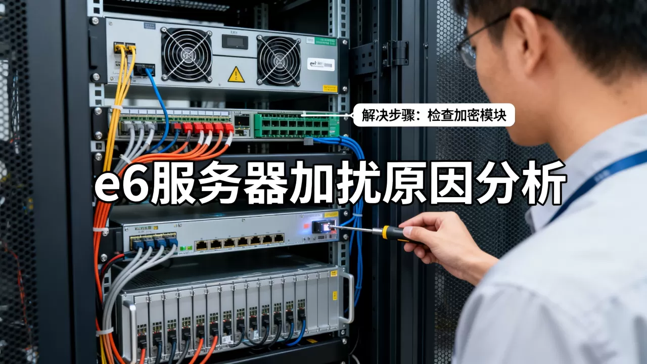 e6服务器已加扰到底是怎么回事,怎么才能解决 e6服务器已加扰到底是怎么回事,怎么才能解决