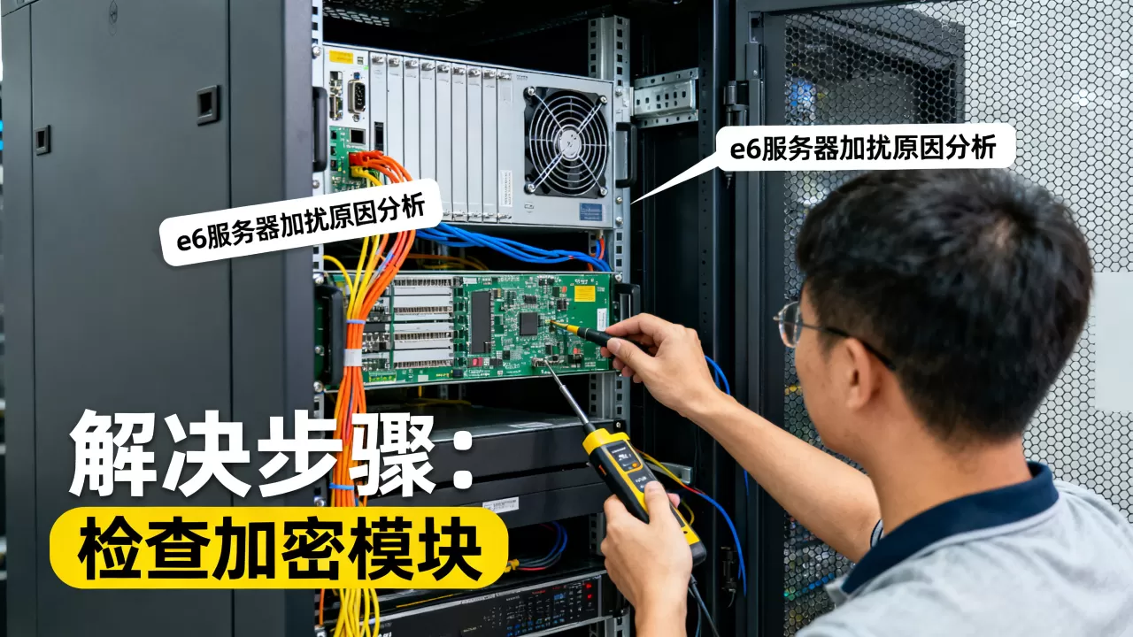 e6服务器已加扰到底是怎么回事,怎么才能解决 e6服务器已加扰到底是怎么回事,怎么才能解决