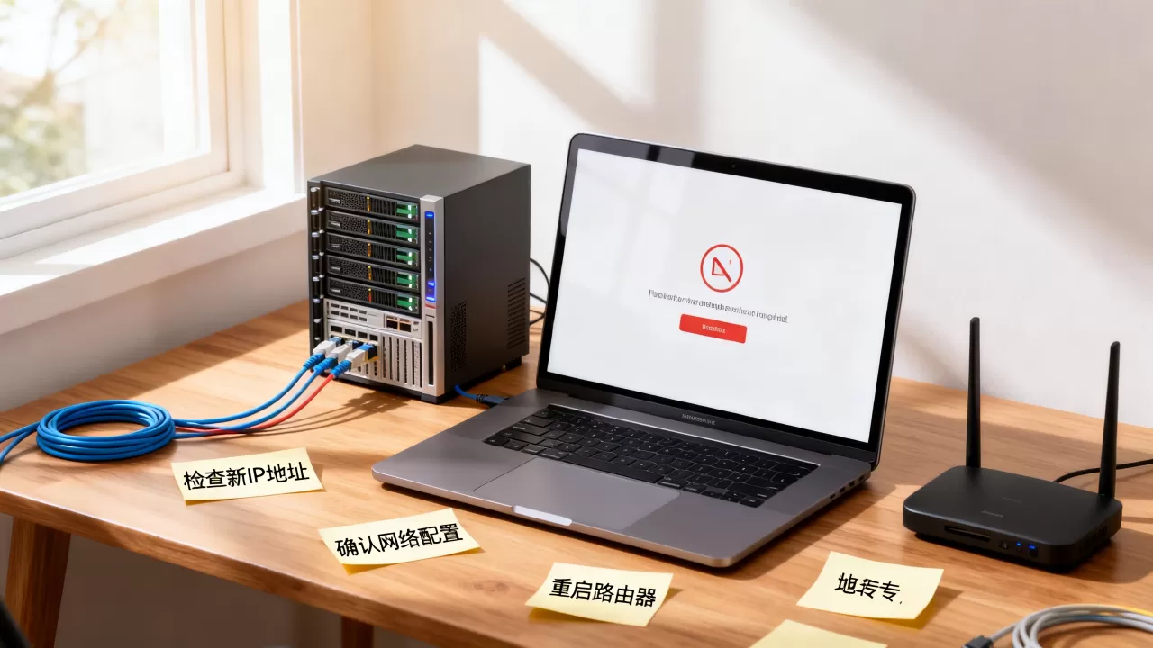 服务器改了IP登录不了怎么解决,服务器IP变了连不上怎么办 服务器改了IP登录不了怎么解决,服务器IP变了连不上怎么办