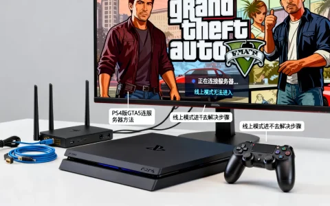 PS4版GTA5怎么才能连服务器，GTA5线上模式进不去怎么办