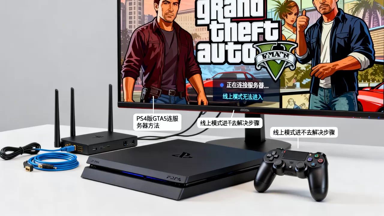 PS4版GTA5怎么才能连服务器,GTA5线上模式进不去怎么办 PS4版GTA5怎么才能连服务器,GTA5线上模式进不去怎么办