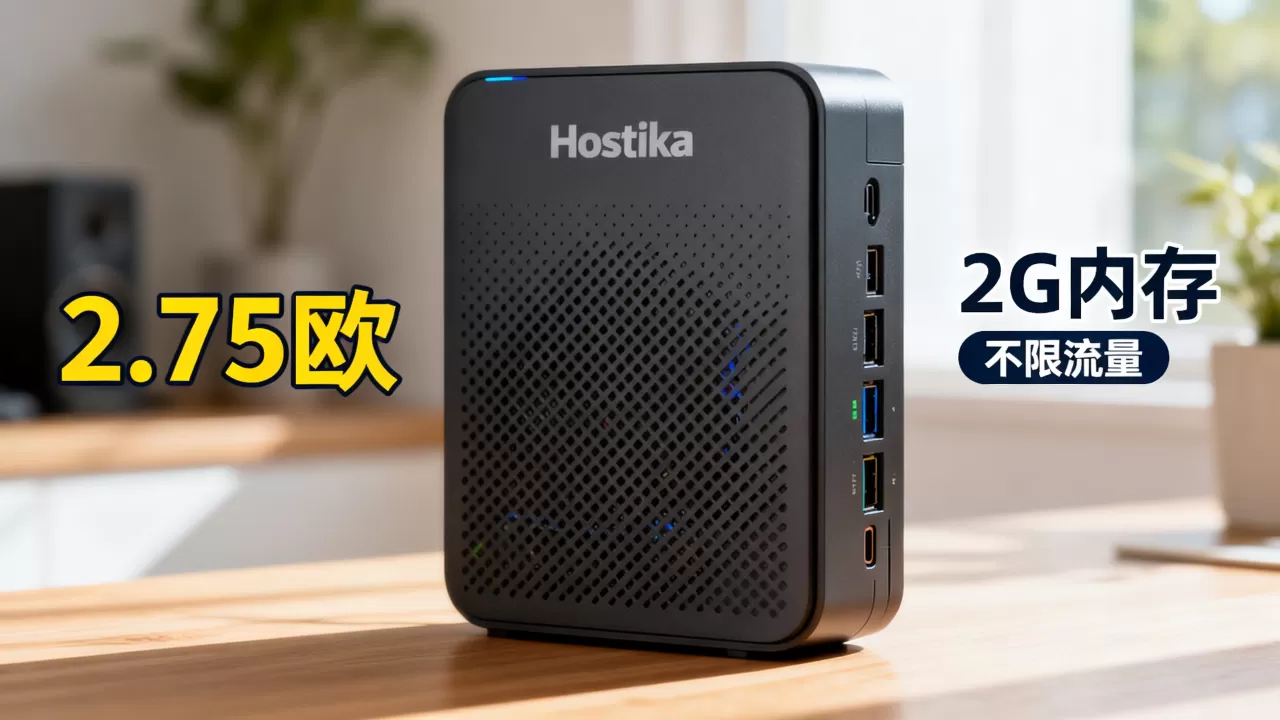 Hostika 2.75欧2G内存不限流量适合吗,性能怎么样 Hostika 2.75欧2G内存不限流量适合吗,性能怎么样