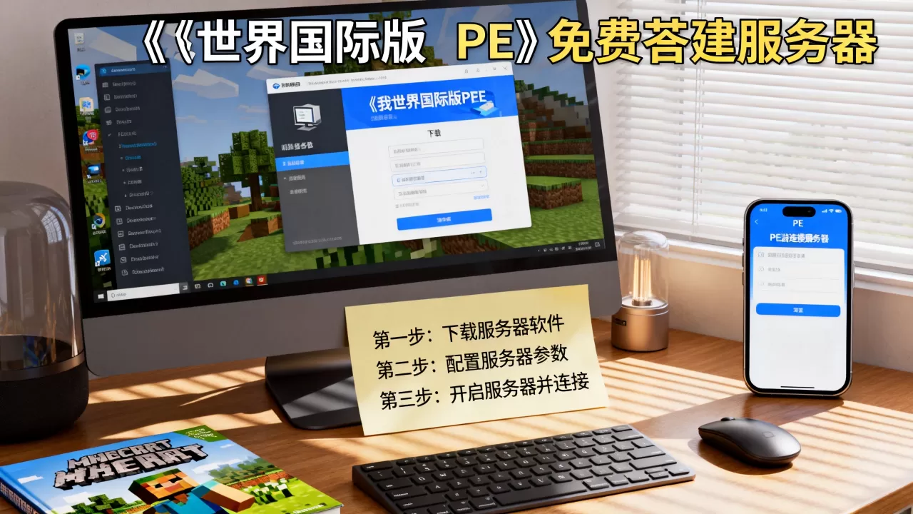 我的世界国际版PE怎么免费弄服务器,具体步骤是什么? 我的世界国际版PE怎么免费弄服务器,具体步骤是什么?