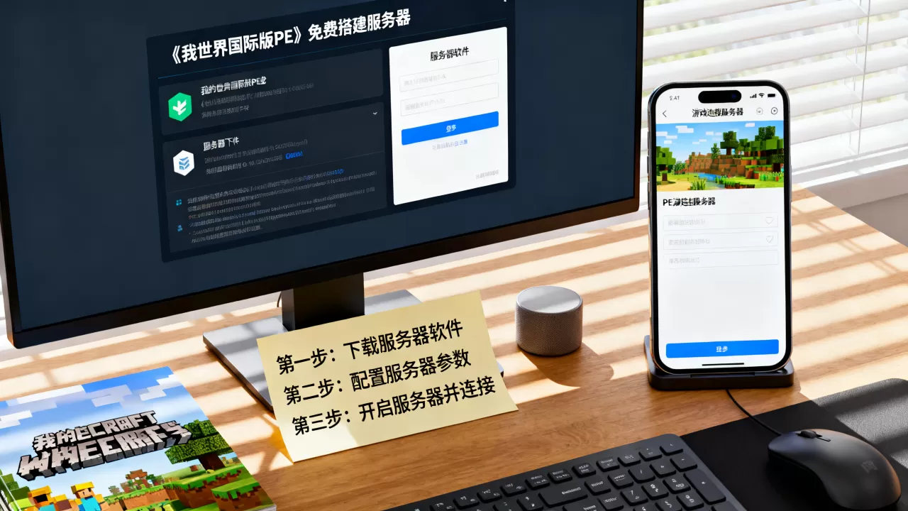 我的世界国际版PE怎么免费弄服务器,具体步骤是什么? 我的世界国际版PE怎么免费弄服务器,具体步骤是什么?