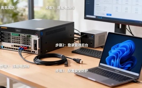 青岛高防服务器租用后如何开通？,快速上线教程
