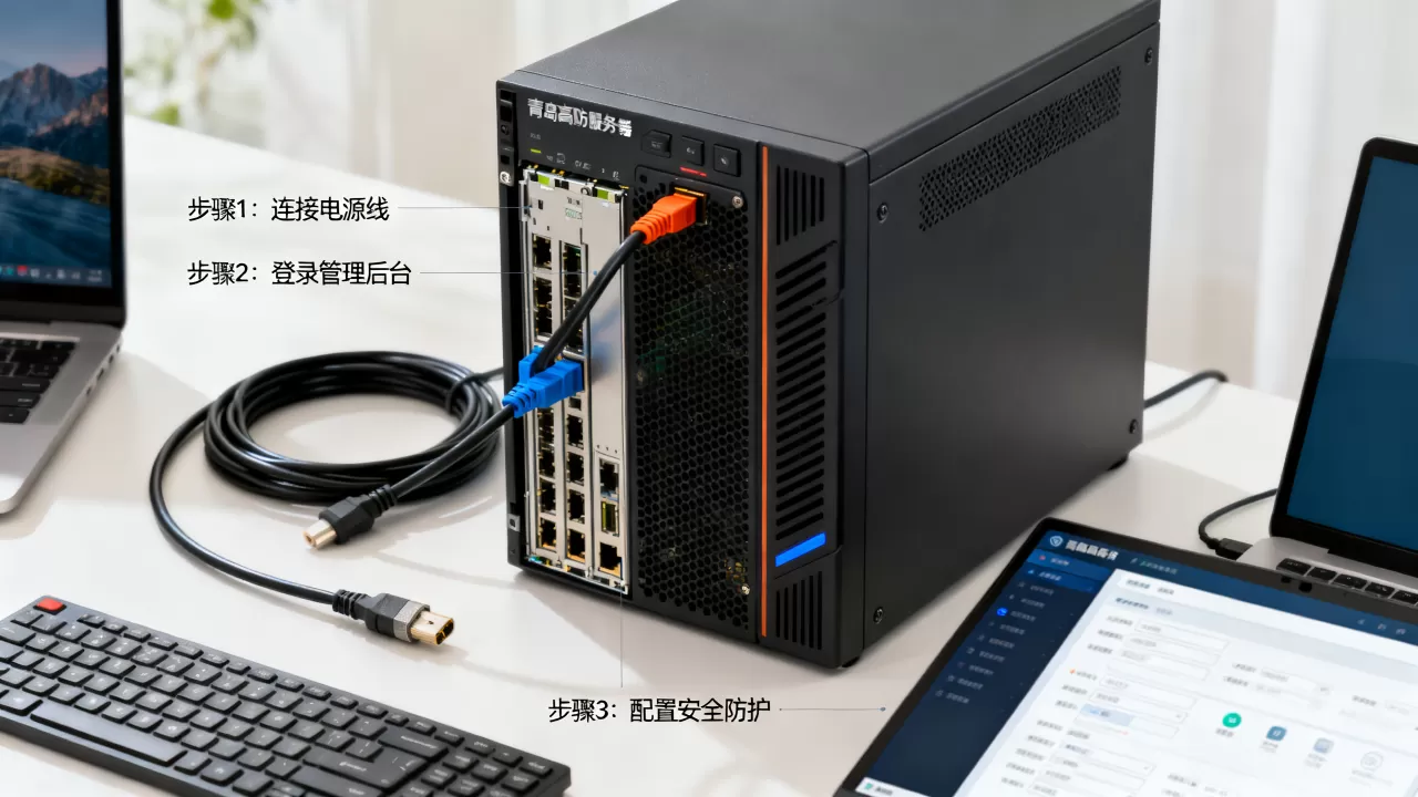 青岛高防服务器租用后如何开通?,快速上线教程 青岛高防服务器租用后如何开通?,快速上线教程