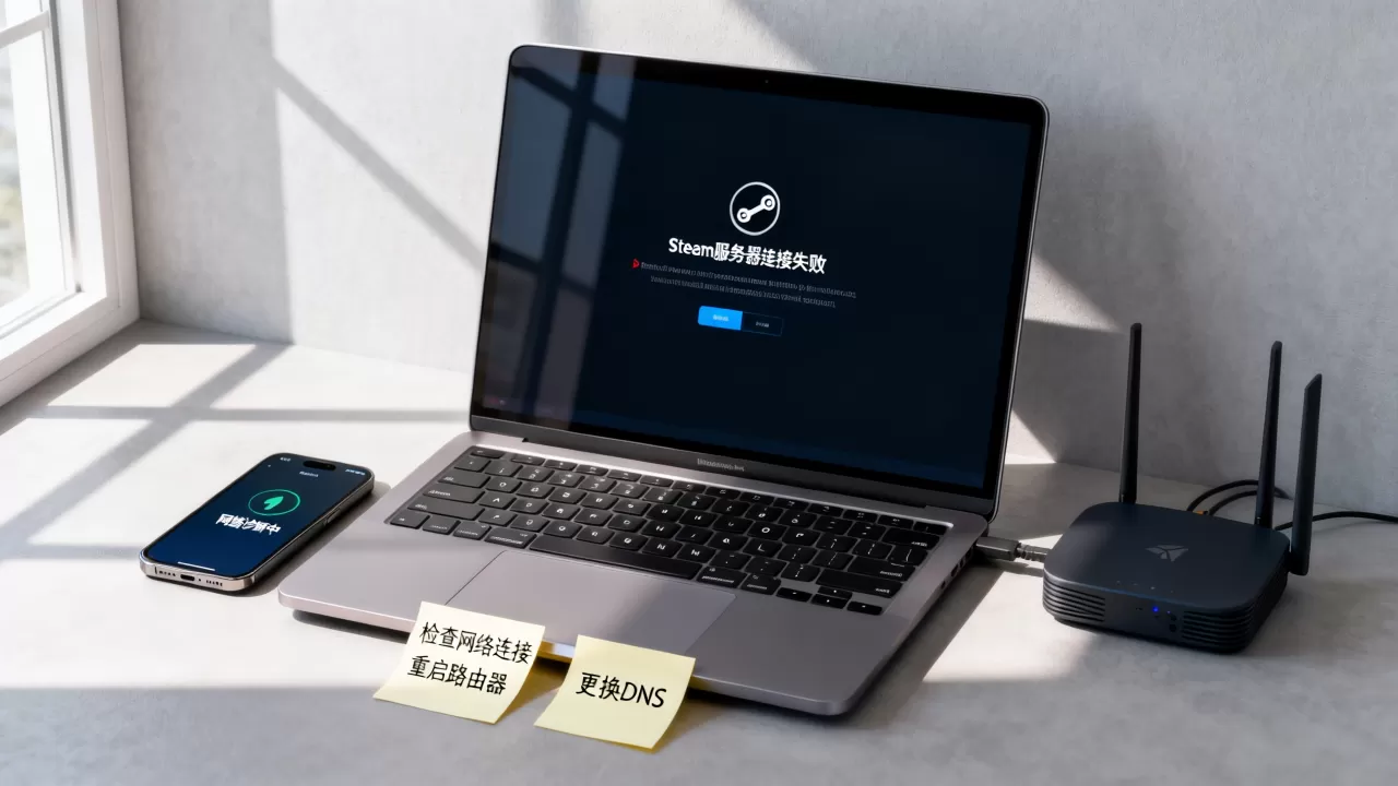 登入时连接不上Steam服务器怎么回事,如何解决? 登入时连接不上Steam服务器怎么回事,如何解决?