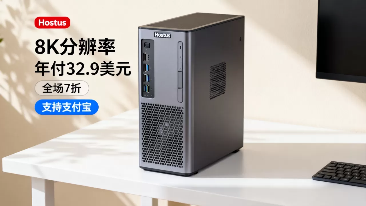 hostus全场7折年付32.9美元主机值不值,支持支付宝吗 hostus全场7折年付32.9美元主机值不值,支持支付宝吗
