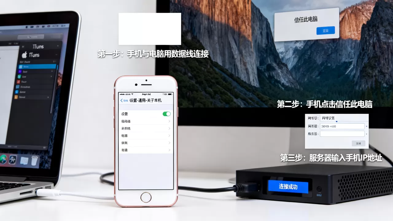 苹果6s怎么设置连接电脑和服务器,具体操作步骤是什么? 苹果6s怎么设置连接电脑和服务器,具体操作步骤是什么?