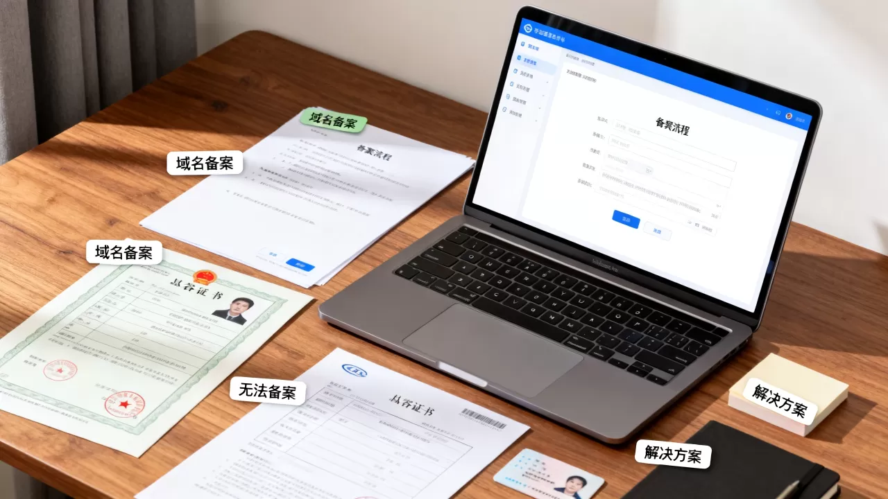 域名无法备案该如何解决,域名备案不通过是什么原因 域名无法备案该如何解决,域名备案不通过是什么原因