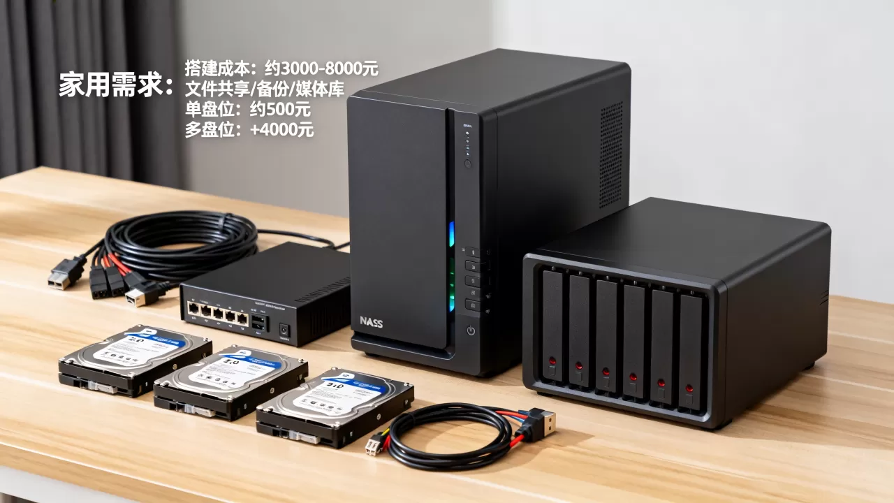 NAS存储服务器搭建多少钱,家用NAS私有云有必要吗 NAS存储服务器搭建多少钱,家用NAS私有云有必要吗