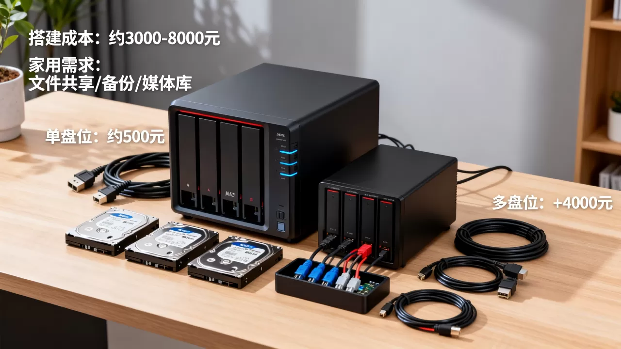 NAS存储服务器搭建多少钱,家用NAS私有云有必要吗 NAS存储服务器搭建多少钱,家用NAS私有云有必要吗