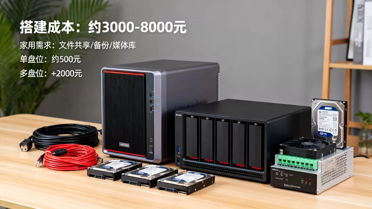 NAS存储服务器搭建多少钱,家用NAS私有云有必要吗 NAS存储服务器搭建多少钱,家用NAS私有云有必要吗