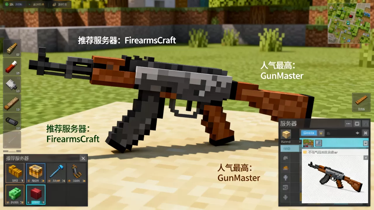 麦块枪械服务器有哪些推荐的,哪个服务器人气最高? 麦块枪械服务器有哪些推荐的,哪个服务器人气最高?