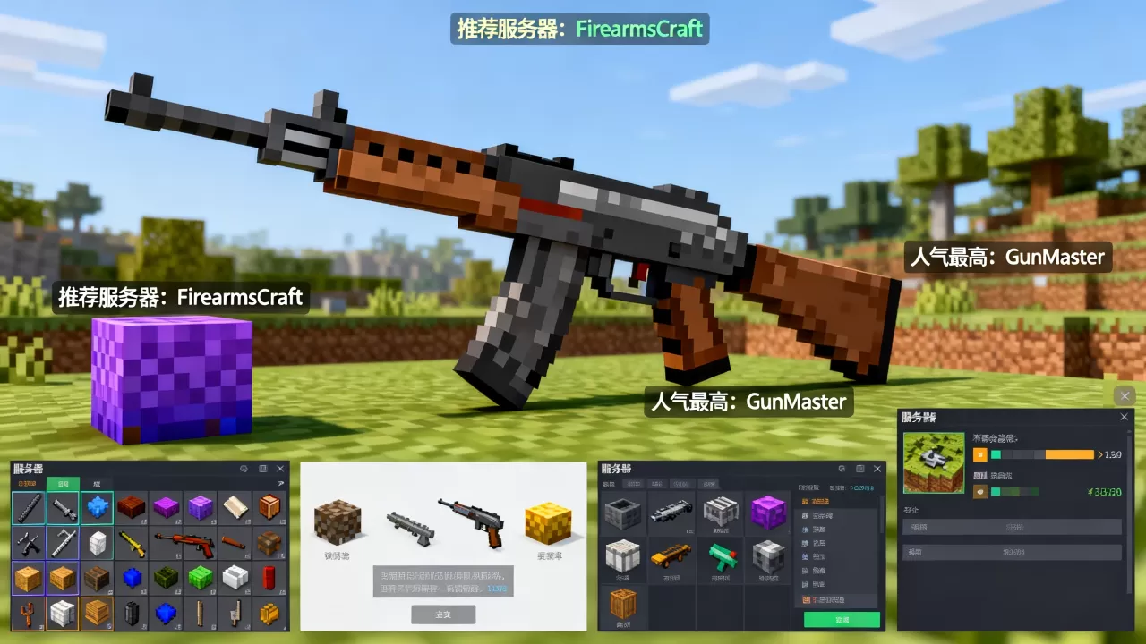 麦块枪械服务器有哪些推荐的,哪个服务器人气最高? 麦块枪械服务器有哪些推荐的,哪个服务器人气最高?