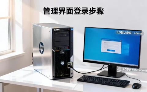 惠普DL380G6服务器管理界面怎么进，ILO默认密码是多少