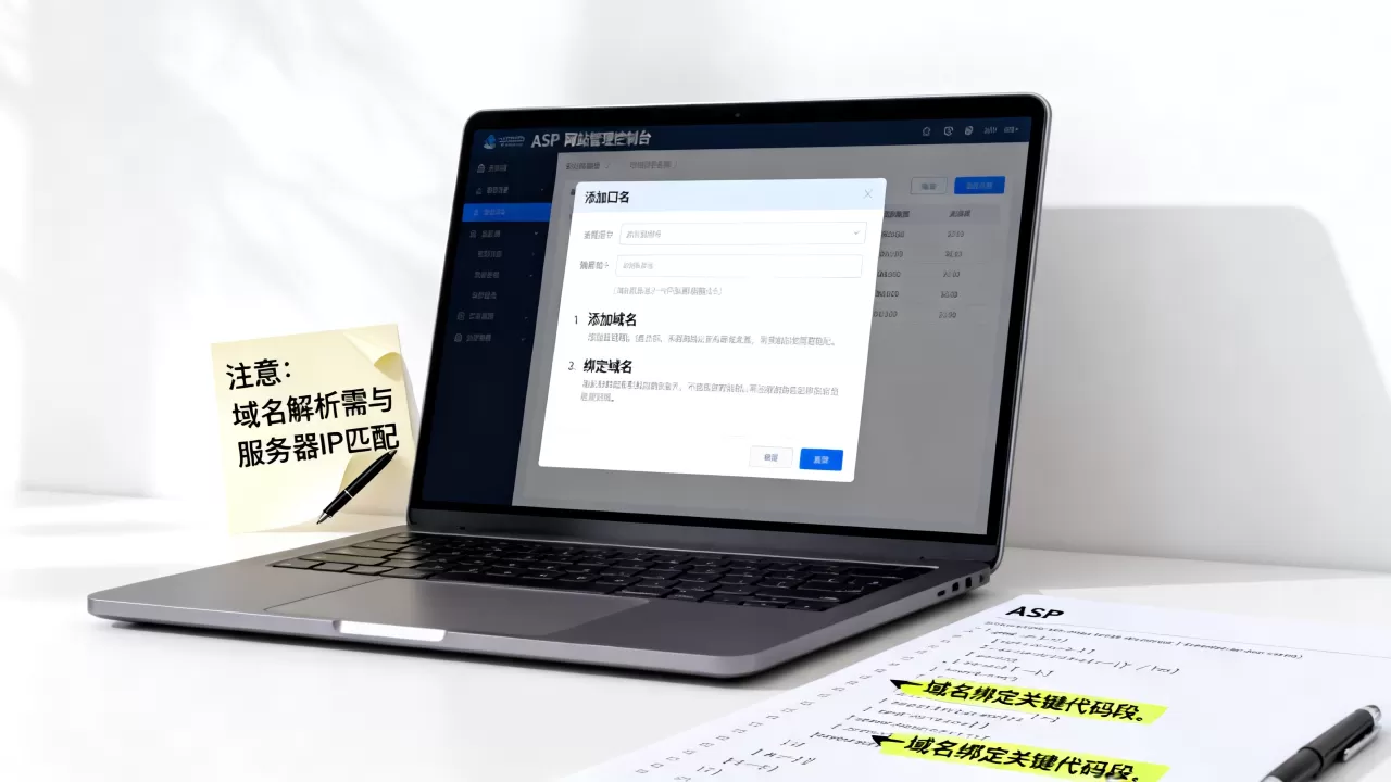 ASP添加域名需要注意什么,ASP网站怎么绑定域名 ASP添加域名需要注意什么,ASP网站怎么绑定域名