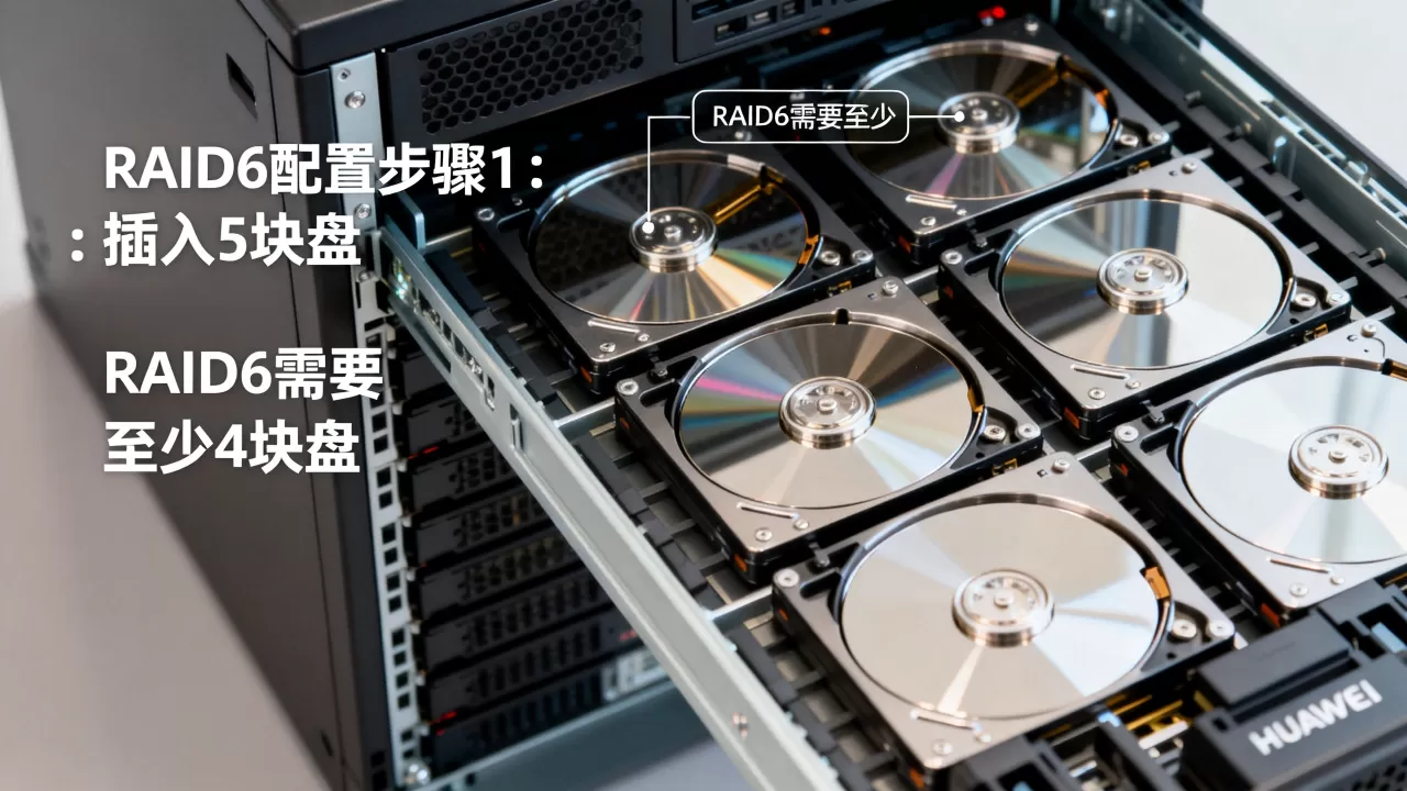 华为服务器5块盘怎么做RAID6,RAID6需要几块盘 华为服务器5块盘怎么做RAID6,RAID6需要几块盘