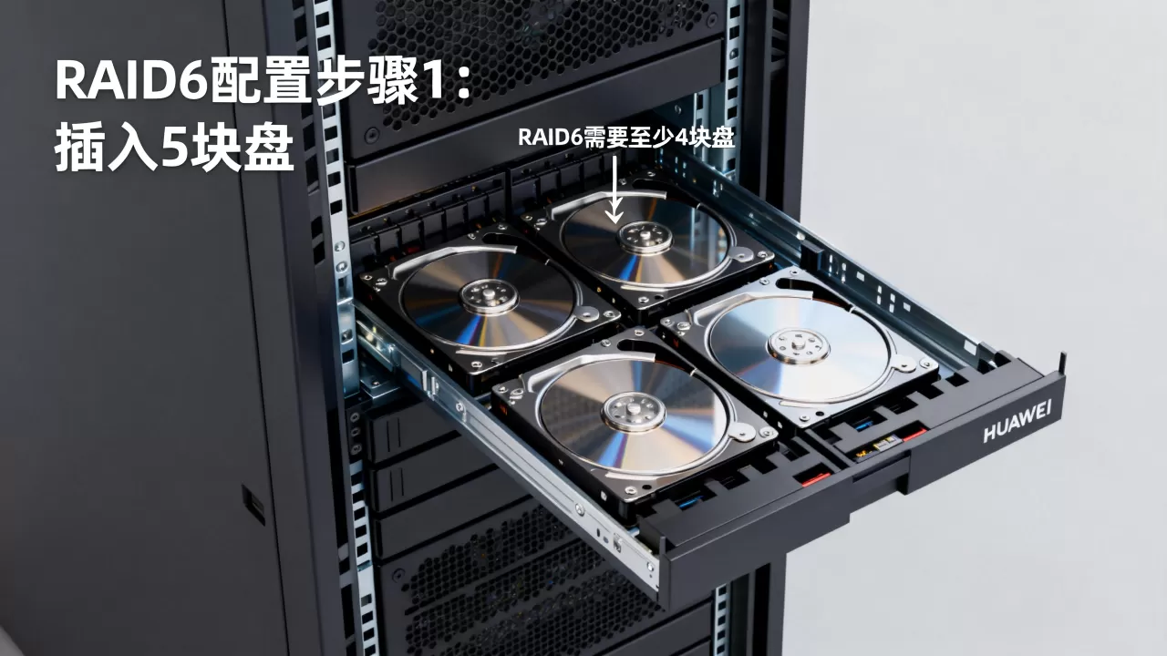 华为服务器5块盘怎么做RAID6,RAID6需要几块盘 华为服务器5块盘怎么做RAID6,RAID6需要几块盘