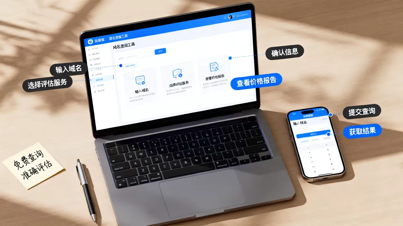 怎样免费准确查询域名评估价格?,具体步骤是什么 怎样免费准确查询域名评估价格?,具体步骤是什么