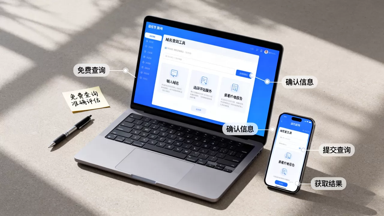 怎样免费准确查询域名评估价格?,具体步骤是什么 怎样免费准确查询域名评估价格?,具体步骤是什么