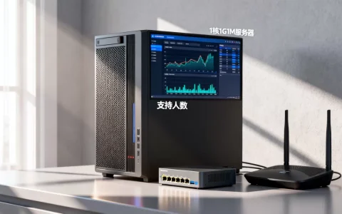 1核1G1M服务器够用吗，能支持多少人同时访问？