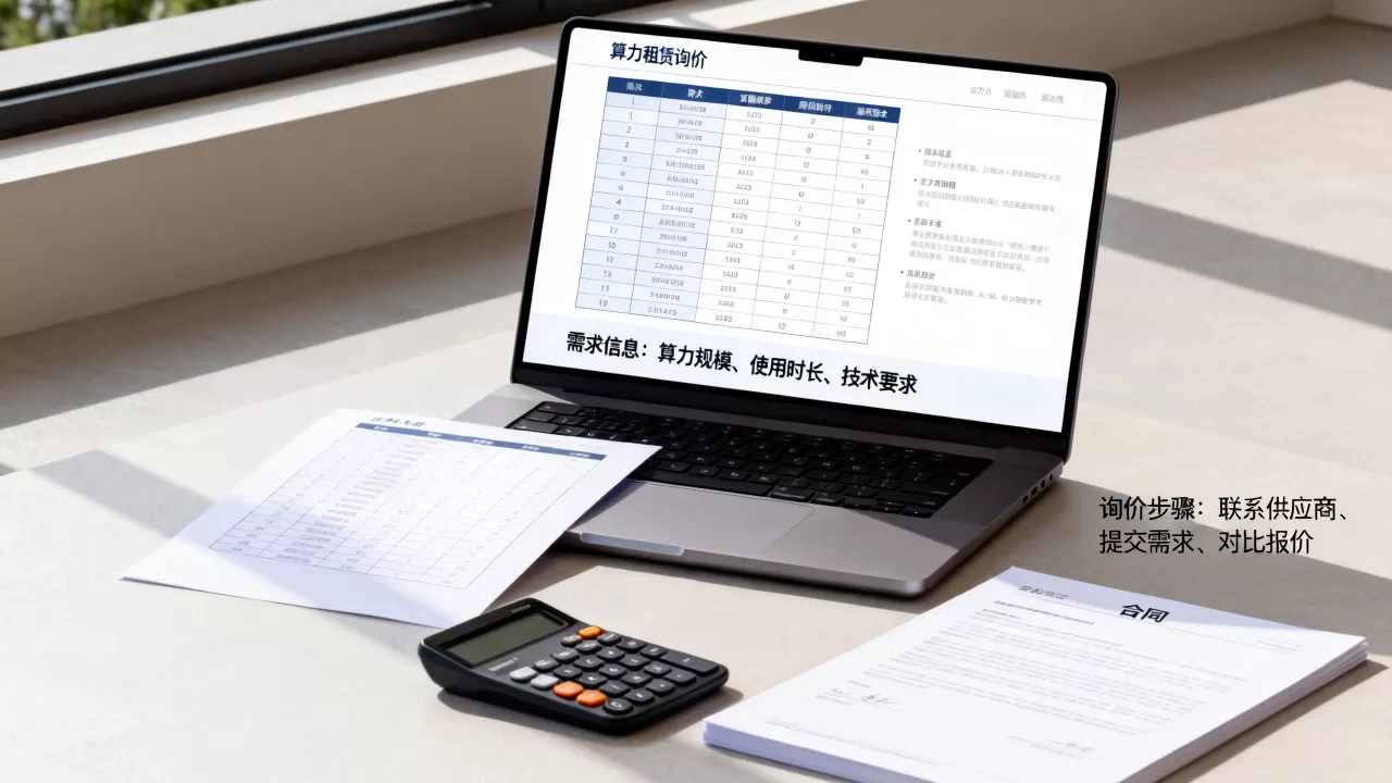 南京算力租赁询价要提供哪些需求信息,如何询价? 南京算力租赁询价要提供哪些需求信息,如何询价?