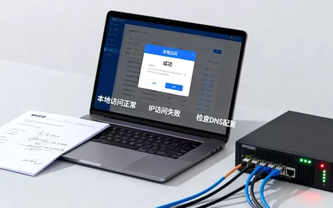 为什么服务器网站本地能访问ip却访问不了，怎么解决