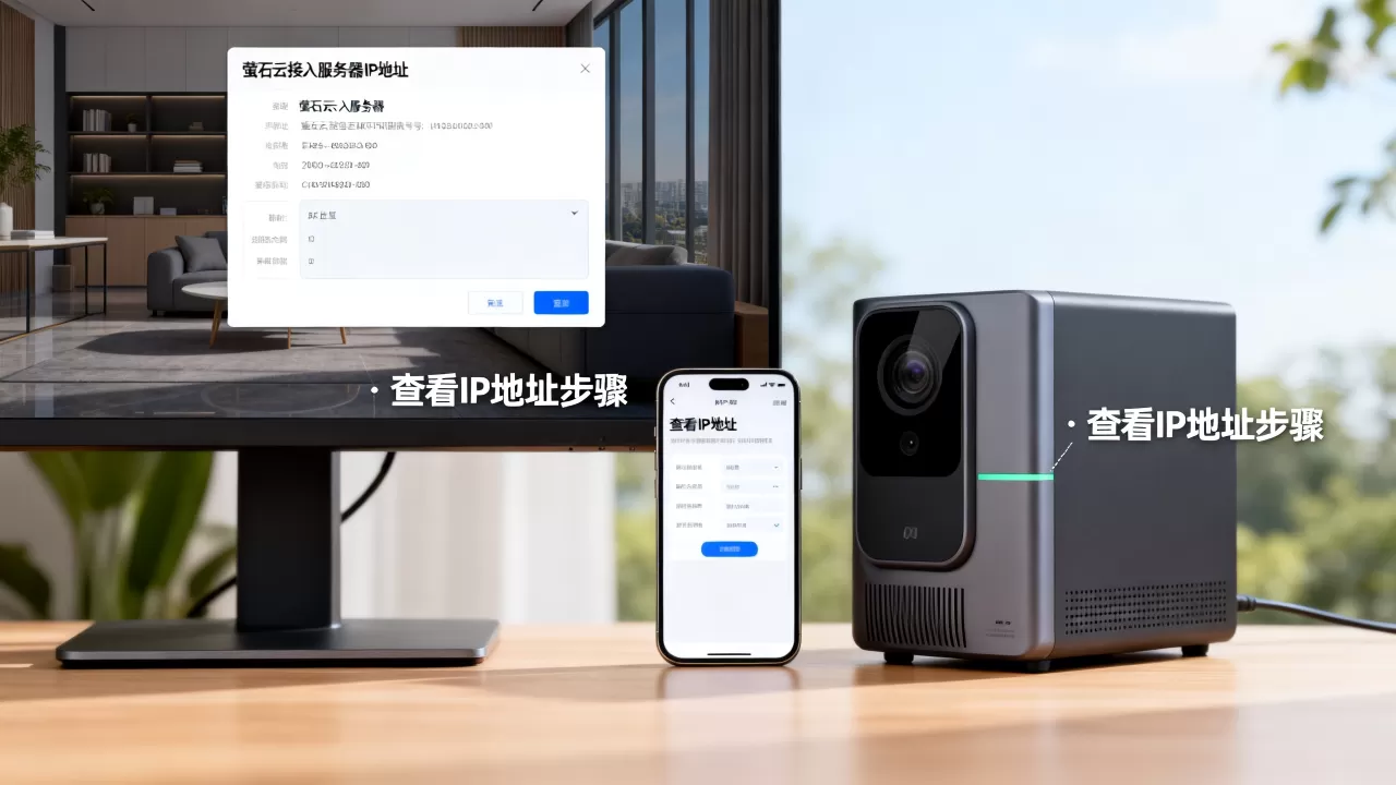 萤石云接入服务器ip地址在哪里,怎么查看? 萤石云接入服务器ip地址在哪里,怎么查看?