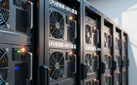 服务器CPU使用率多少算高？,CPU占用率多少正常