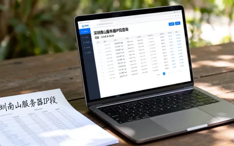 深圳南山服务器IP段在哪查，范围是多少？