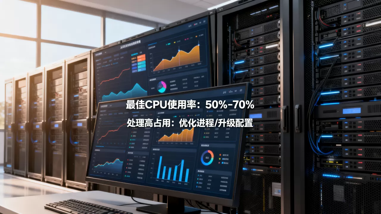 云服务器cpu使用率多少才最佳,云服务器cpu占用过高怎么办 云服务器cpu使用率多少才最佳,云服务器cpu占用过高怎么办