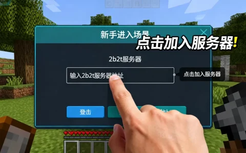 我的世界2b2t服务器到底怎么玩，2b2t新手怎么进服务器