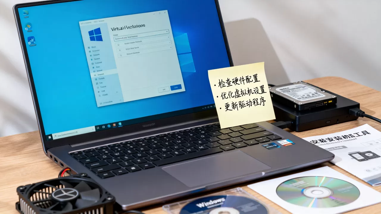 Windows虚拟机安装配置卡顿怎么办,有哪些解决方法 Windows虚拟机安装配置卡顿怎么办,有哪些解决方法