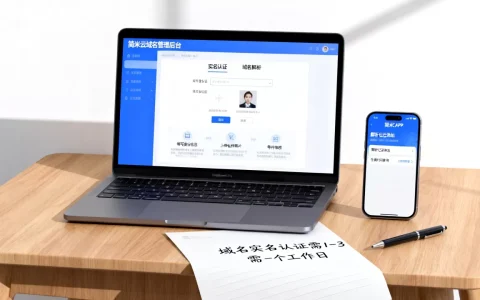 简米云域名预订后如何实名认证和解析，域名实名认证要多久