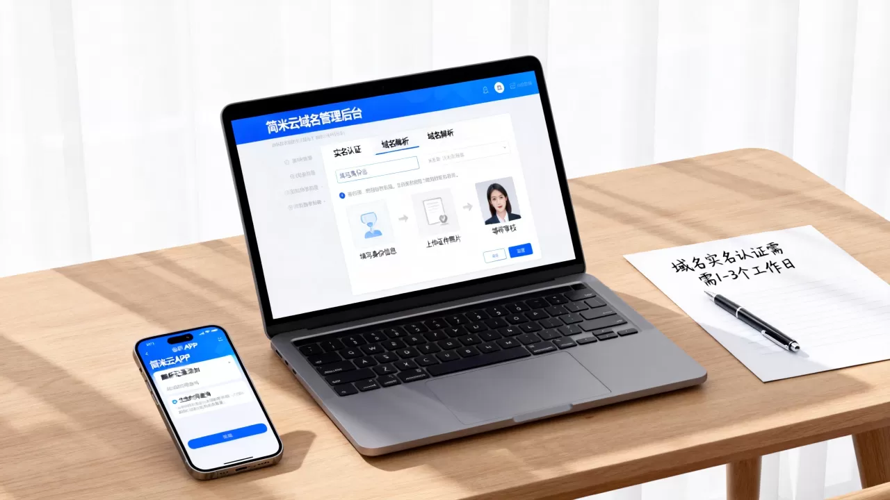 简米云域名预订后如何实名认证和解析,域名实名认证要多久 简米云域名预订后如何实名认证和解析,域名实名认证要多久