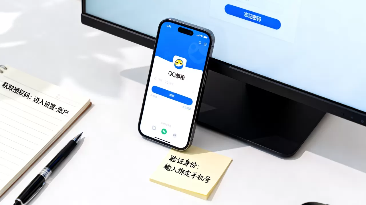 QQ邮箱手机服务器密码忘了怎么找回,邮箱授权码忘了怎么办 QQ邮箱手机服务器密码忘了怎么找回,邮箱授权码忘了怎么办