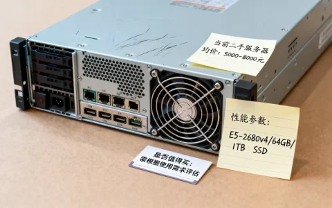 二手服务器现在跌价多少钱了，二手服务器还值得买吗？