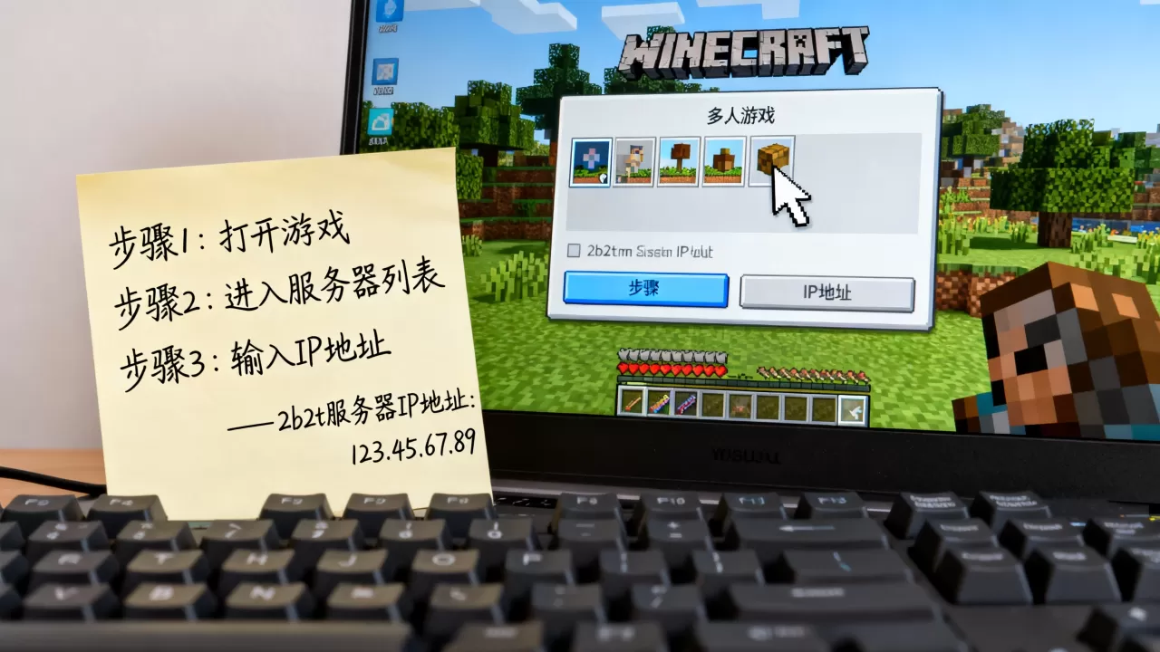 我的世界怎么进入2b2t服务器,2b2t服务器IP地址是多少 我的世界怎么进入2b2t服务器,2b2t服务器IP地址是多少