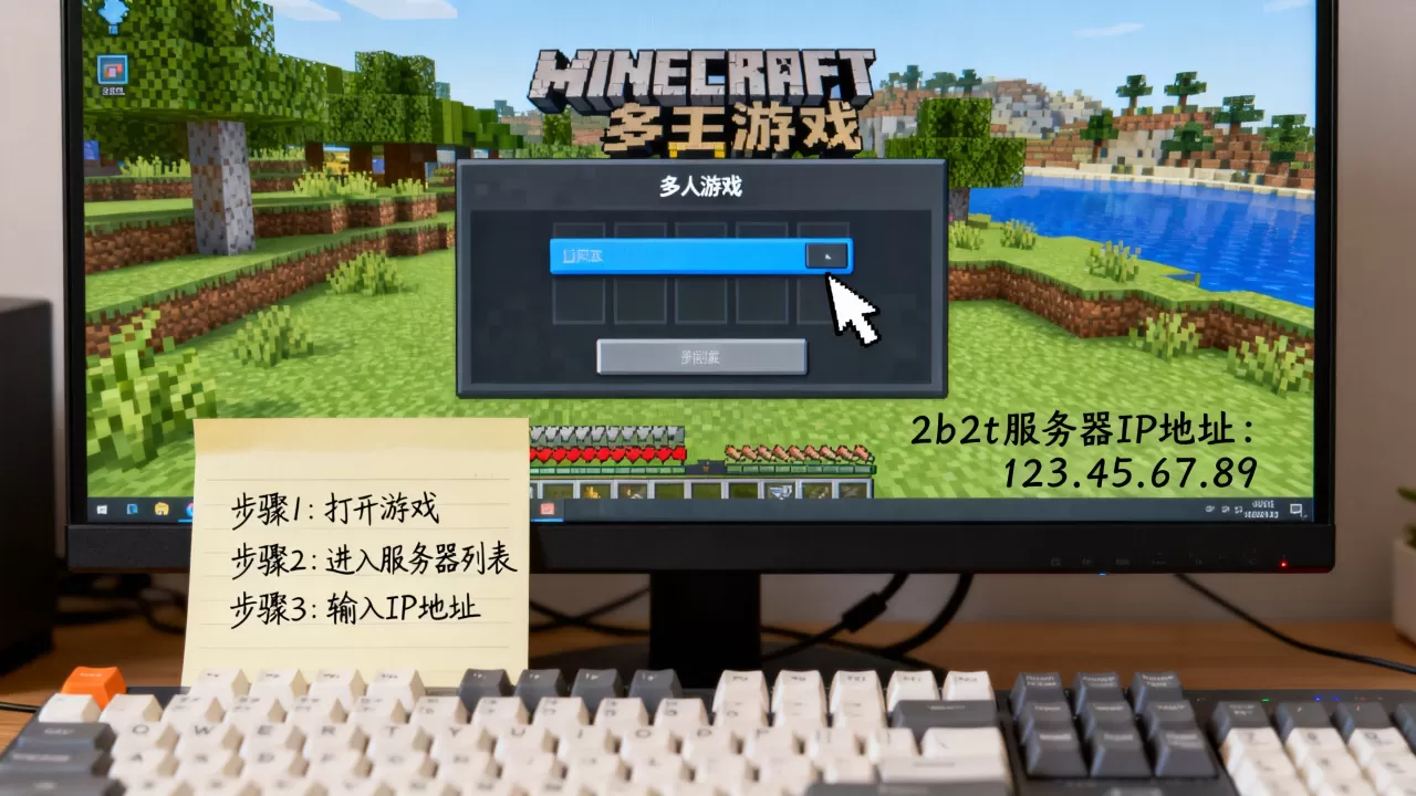 我的世界怎么进入2b2t服务器,2b2t服务器IP地址是多少 我的世界怎么进入2b2t服务器,2b2t服务器IP地址是多少
