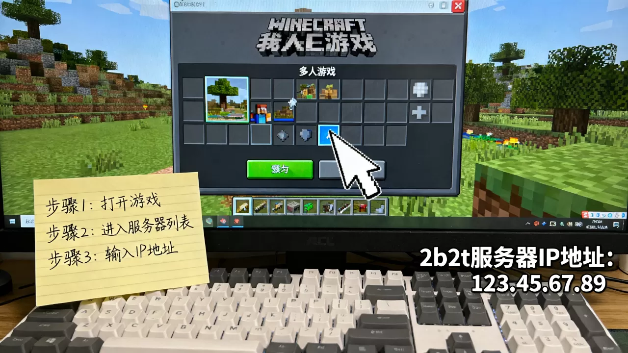 我的世界怎么进入2b2t服务器,2b2t服务器IP地址是多少 我的世界怎么进入2b2t服务器,2b2t服务器IP地址是多少