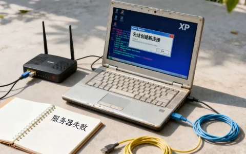 为什么XP无法创建新连接服务器失败，怎么解决？