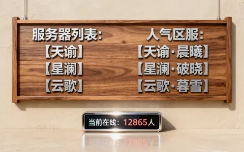 鸣朝游戏有哪些服务器，哪些区服人气最高？