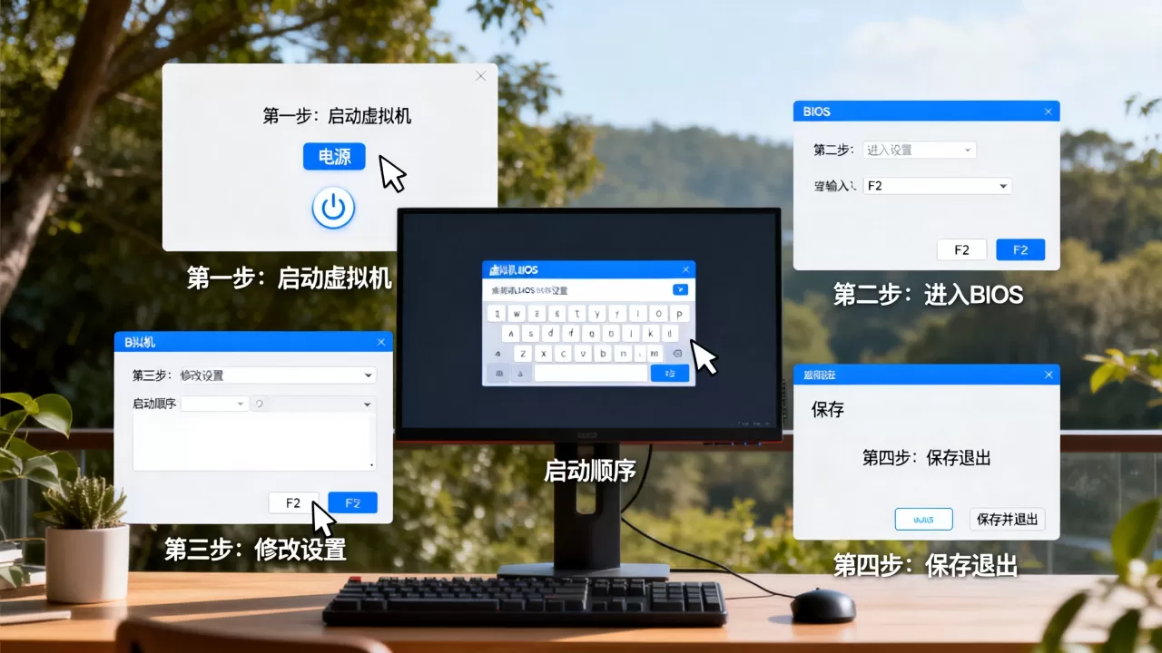虚拟机怎么更改BIOS设置,详细步骤是什么? 虚拟机怎么更改BIOS设置,详细步骤是什么?