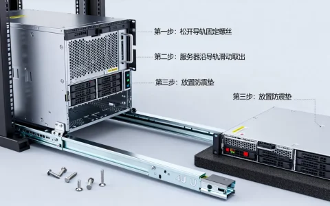4U服务器如何从导轨上安全拆下来，服务器导轨拆卸步骤有哪些？